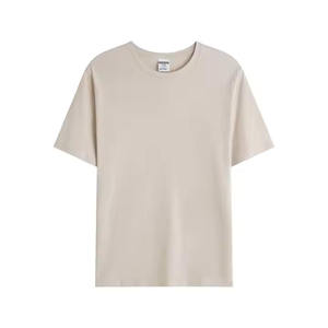 OEM ODM logotipo personalizado Unisex uniforme camiseta de secado rápido 35% algodón 65% poliéster 100% algodón camisetas de hombre barato logotipo personalizado 180 - Product Image 3