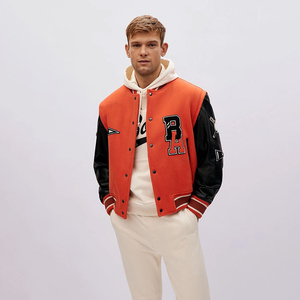 OEM Service <b>Men's</b> <b>Jackets</b> Breathable Plus Size Lettermen <b>Jacket</b> For <b>Men</b> Low MOQ Wholesale Price - Product Image 2