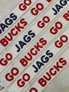 Sangle de sac à perles pour les Astros, équipe de la journée de match au stade, prête à être expédiée, personnalisable, impression en nickel en relief - Product Image 5