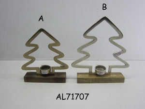 Décorations de Noël, étoile en métal avec base, objets décoratifs, décoration de table de salon - Product Image 2