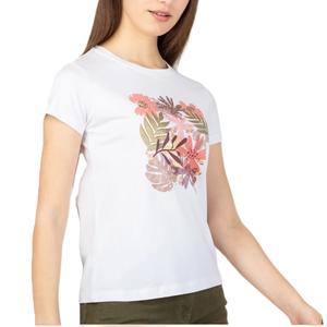 Camiseta de Mujer, Corte Regular, Spandex/Algodón, Estampada, Tallas Grandes, Estilo Casual de Verano, Manga Corta, Bordado, Secado Rápido, Compresión - Product Image 3