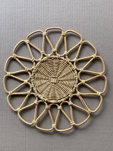 Trendy Decoration Items - Natural <b>Rattan</b> <b>Placemat</b> Charger Plates - <b>Rattan</b> Wicker Wedding Kitchenware Decor at Competitive Price - Product Image 2
