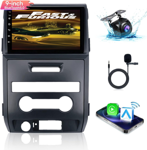 9Inch 2 + 32 Android 13 Dọc Phong Cách Đài Phát Thanh Xe 8 Core GPS Navigation 5G Wifi Màn Hình Cảm Ứng Cho Ford F150 2015 2021 Xe Máy Nghe Nhạc DVD - Product Image 1
