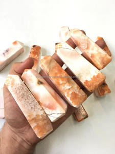 หอคอยสโคเลไซท์สีชมพูคริสตัลหายากธรรมชาติสำหรับบ้านเช่า - Product Image 2