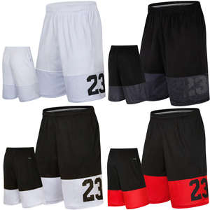 Shorts de basket-ball décontractés pour hommes, légers, avec matière respirante et à séchage rapide, respectueuse de l'environnement, coupe confortable, poches pour la salle de sport et le fitness - Product Image 3