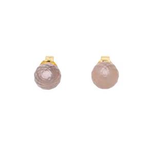 Pendientes de Oro Amarillo de 10K con Diamante Princesa Cultivado en Laboratorio, Estilo Hip Hop, Regalo de Cumpleaños para Mujer - Product Image 1