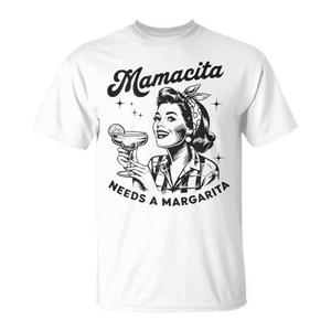 Maglietta 'Mamacita Needs a Margarita' per Festa Messicana Divertente - per Uso Promozionale - Product Image 1