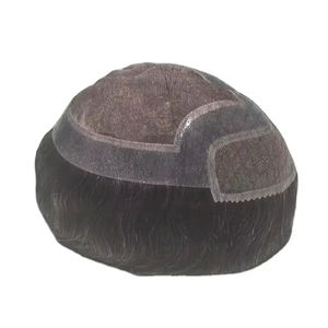 Perruque en cheveux naturels 100% humains, mono front lace, toupet, patchs, prothèse capillaire, Taz Hair BD, haute qualité - Product Image 6