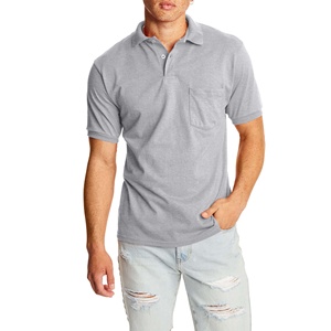 Polo de golf décontracté uni de haute qualité – Polo à manches courtes pour homme avec logo personnalisé brodé - Product Image 1