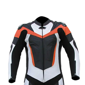 Unisex Motorbike <b>Racing</b> Suit High Quality Leather Breathable Waterproof Quick Dry Protective Motorcycle Gear One Piece Armor - Product Image 4