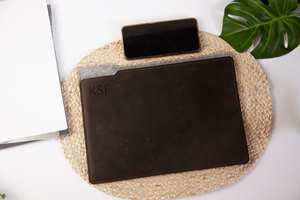 High Quality Genuine Leather Business Portfolio Organizer Conference <b>A4</b> <b>Document</b> <b>Folder</b> Personal Organizer LP-0046 - Product Image 4