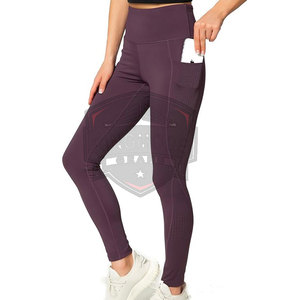 Legging de sport pour femme, vente en gros, vêtements de sport, longueur intégrale, sans couture, taille élastique, couleur unie, respirant, séchage rapide, écologique, haute performance - Product Image 2
