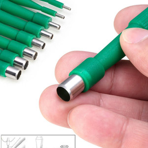 Kit d'outils de piercing cutané micro-punch 14G 0G en acier inoxydable jetable pour piercing corporel - Product Image 1