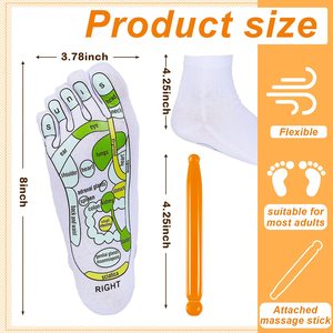 Échantillon gratuit, faible MOQ, vente en gros de chaussettes de réflexologie et d'acupression pour points d'<span class=keywords><strong>acupuncture</strong></span> - Product Image 2