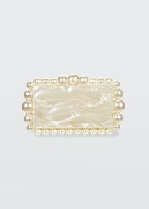 Bolso de mano de modelo náutico de resina de alta calidad para mujer, ropa de noche de fiesta, arte coleccionable, aspecto de mármol europeo - Product Image 2