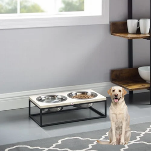 Bol d'alimentation pour animaux de compagnie avec support Station d'alimentation surélevée pour chiens de petite et moyenne taille - Product Image 6