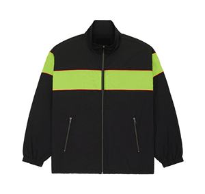 Chaqueta Cortavientos Transpirable con Bloques de Color y Cremallera para Hombre, Estilo Urbano, Personalizada al por Mayor, de Alta Calidad - Product Image 1
