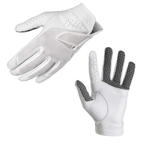 Qualité supérieure doux Cabretta 100% gants de Golf en cuir véritable pour hommes Logo personnalisable respirant gants confortables à vendre - Product Image 2