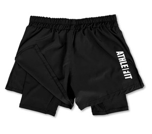 Athlefit, pantalones cortos de entrenamiento BJJ MMA Grappling de primera calidad Unisex, pantalones cortos de lucha personalizados para adultos - Product Image 2