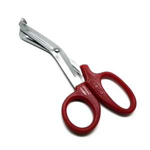 Acero inoxidable EMT Utility Red Tijeras 5,5 "Manual Médico Paramédico Primeros Auxilios Tijeras Herramientas Instrumento Quirúrgico CE Aprobado - Product Image 1