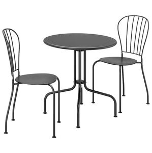 Nouveau meilleur ensemble de table et de chaises en métal pour la maison ensemble de meubles de jardin intérieur et extérieur bar et restaurant d'hôtel sur le toit ouvert - Product Image 1