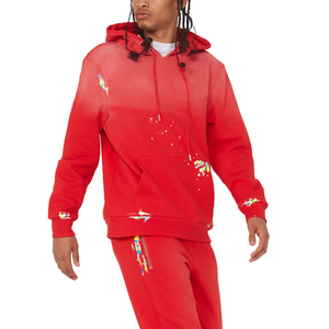 Conjunto de chándal acampanado ligero de la mejor calidad para hombre, ropa de calle de invierno de marca personalizada, técnica impresa - Product Image 6