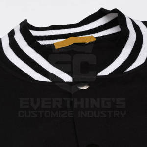 Chaqueta Universitaria Personalizada para Hombre, Alta Calidad, 100% Algodón, Secado Rápido, Transpirable, Cuello Alto, Casual, Colores Personalizados con Logotipo, Otoño - Product Image 5