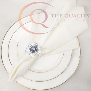 Anneaux de serviette en métal de qualité supérieure, écologiques, pour tables de mariage modernes, hôtellerie professionnelle - Product Image 6