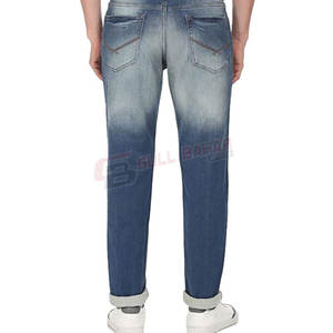 Urban Fit <b>Men</b> Jeans <b>Pant</b> With Tapered Legs And Soft Texture Fabric Slim <b>Stretch</b> <b>Men</b> Jeans <b>Pant</b> - Product Image 3