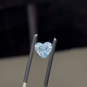 Diamante CVD Cultivado en Laboratorio, Corte Corazón, 1.42 Quilates, Color Azul Fantasía, Claridad VVS1, Piedra Suelta con Certificado IGI - Product Image 1