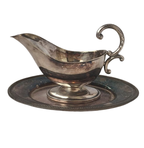 Vajilla clásica de alta calidad, salsa de acero inoxidable, botes de salsa, bandeja ovalada, buena calidad, mesa, comedor, cocina, uso - Product Image 2