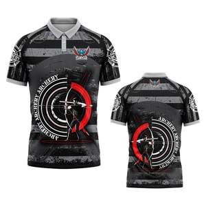 Chemise de tir à l'arc Streetwear en coton graphique Chemise de tir à l'arc à manches courtes Streetwear en coton graphique Chemise de tir à l'arc à manches courtes - Product Image 6