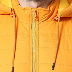 Gilet matelassé pour homme personnalisé - Vêtement d'extérieur coupe-vent isolé, décontracté, respirant, superposition d'hiver avec couleur et logo personnalisés - Product Image 5
