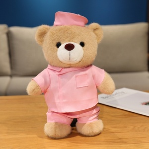 HECION 2025 Graduation Teddy Bear <span class=keywords><strong>Jouet</strong></span> en peluche personnalisable Animal en peluche avec casquette et robe Cadeau pour étudiants et enfants - Product Image 2