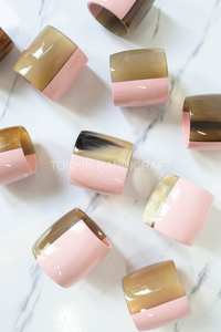 Ronds de serviette, ronds de serviette en rotin, ronds de serviette en osier, décor de table - Product Image 3