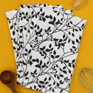 Nouveauté Meilleures ventes Serviettes à vaisselle en coton personnalisées avec impression brodée Fabricant indien - Product Image 3
