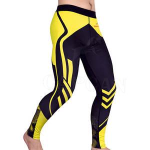 Leggings de sport élégants sur mesure pour hommes Designs imprimés Style tricoté Fabrication utilisée uniquement - Product Image 3