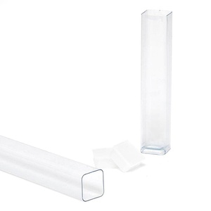 <b>Clear</b> Square <b>Containers</b> with Cap for Industrial Food Use - Product Image 2