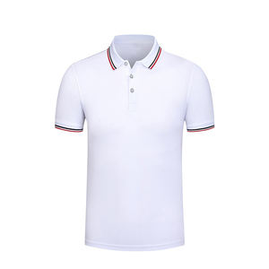 Polos de alta calidad, camiseta con logotipo estampado bordado personalizado, uniforme de negocios de algodón en blanco, polos de Golf para hombres - Product Image 3