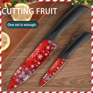 Couteau de chef de qualité supérieure avec revêtement en céramique, manche en plastique, compatible lave-vaisselle et ambidextre - Livraison rapide, livraison gratuite - Product Image 5