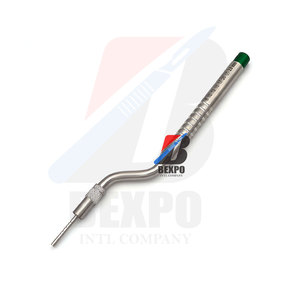 Poussoir d'os dentaire coudé concave de qualité supérieure Implants de levage de sinus en acier Instruments chirurgicaux manuels - Product Image 2