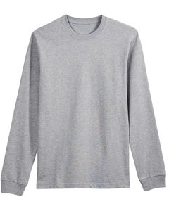 Basic Crewneck <b>Long</b> <b>Sleeve</b> T Shirt <b>Men</b> Cotton Soft Casual Wear Comfortable Durable Plain Tee OEM Factory Supply - Product Image 2