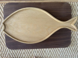 Bandeja de madera natural de Vietnam, elaborada para las necesidades diarias de servicio y arreglos decorativos modernos con contornos geométricos. - Product Image 5