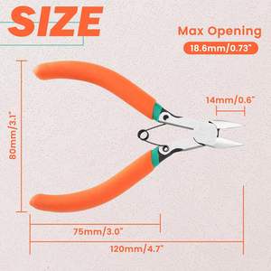 Coupe-fil de précision de haute qualité Ultra pour pinces coupantes latérales pinces fabrication de bijoux bricolage artisanat outils en acier au carbone - Product Image 5