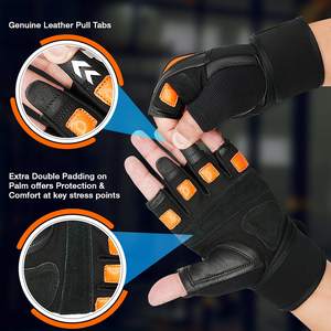 Vente en gros de gants d'haltérophilie, sangles de poignet, gants d'entraînement de gymnastique, gants de fitness personnalisés - Product Image 4