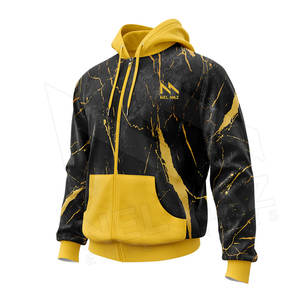 ชุดวอร์มสีดำแขนยาวของผู้ชายชุดวอร์มแบบลำลองสำหรับฤดูหนาวดีไซน์ล่าสุด - Product Image 3