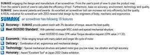 SUMAKE Destornillador de ángulo neumático de cierre completamente automático industrial Destornillador de ángulo de arranque de palanca de aire compuesto - Product Image 2