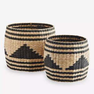 Cesta de almacenamiento de jacinto de agua sostenible, gran oferta de cestas de contenedores al por mayor - Product Image 4