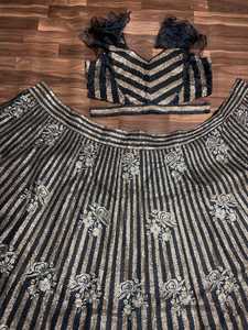 Hina Khan lehenga choli พิเศษสำหรับปาร์ตี้สวมใส่ที่สวยที่สุดรอการอนะกรุณาให้ lehenga เขียนใหม่ "lehenga ฤดูร้อน" - Product Image 5