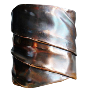2024 American Popular 4mm Austria <b>Hammered</b> Cuff Wrap Seattle spring copper Cuffs Made in Handmade Vintage Copper Jewelry - Product Image 1